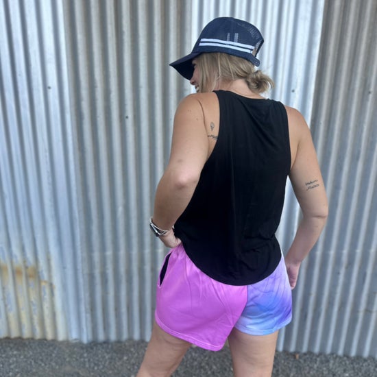 Footy Shorts - Boarin Mums Bush Barbie