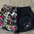 Footy Shorts - Boarin Mums Sunflower Camo
